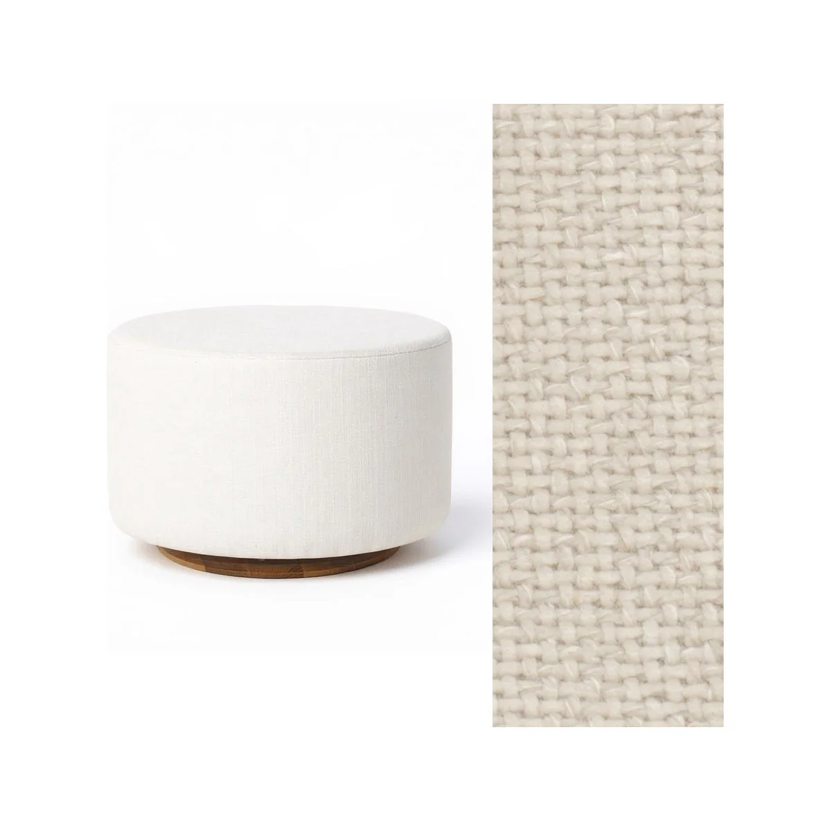 Oilo Ottoman Oval Wood Base - Image 36
