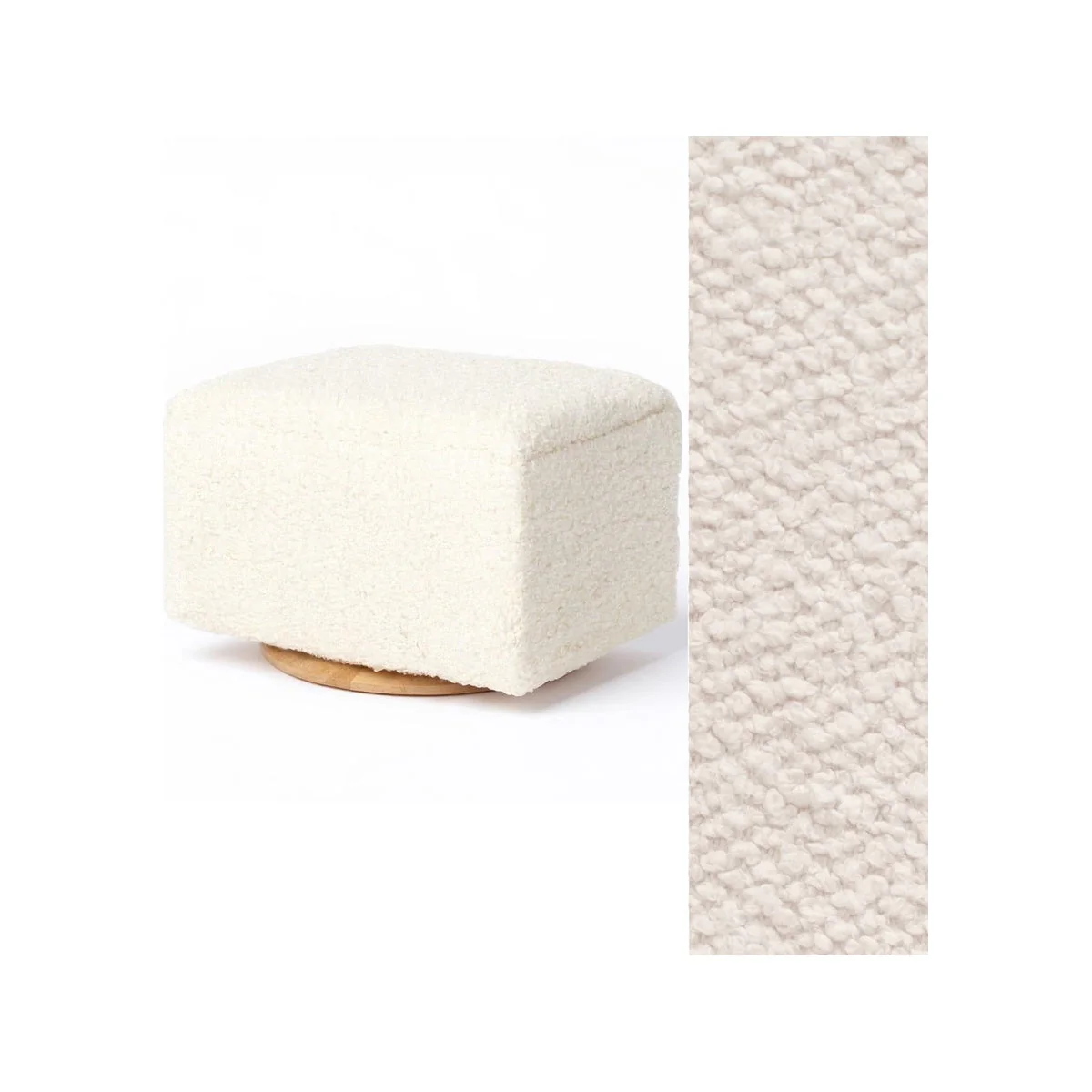 Oilo Ottoman Small Rectangle Wood Base - Image 39