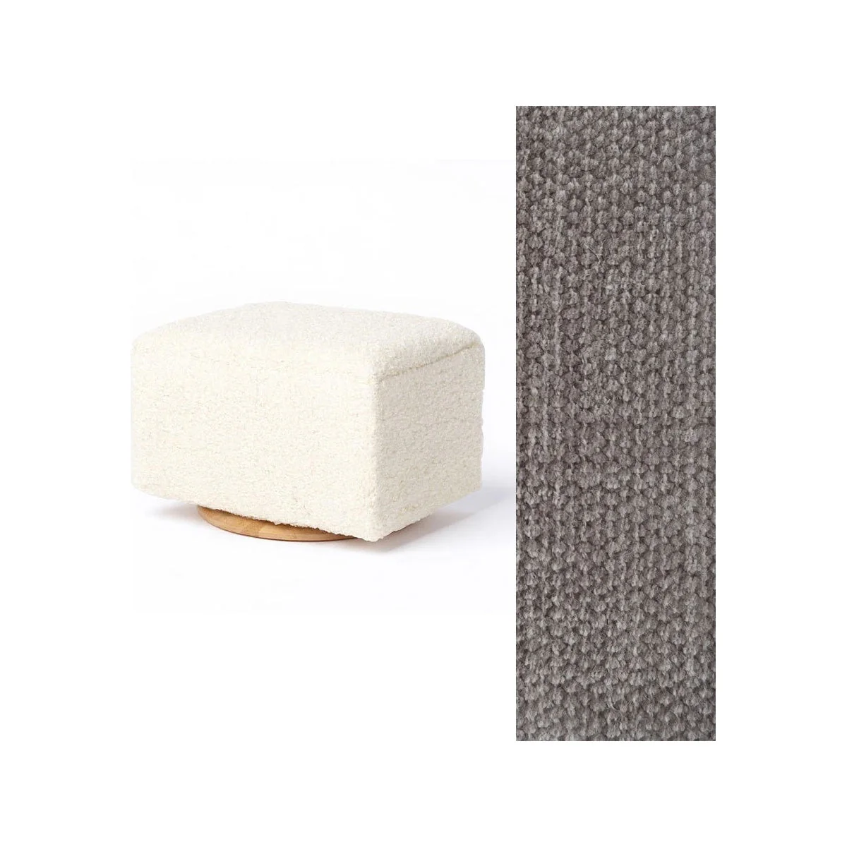 Oilo Ottoman Small Rectangle Wood Base - Image 45