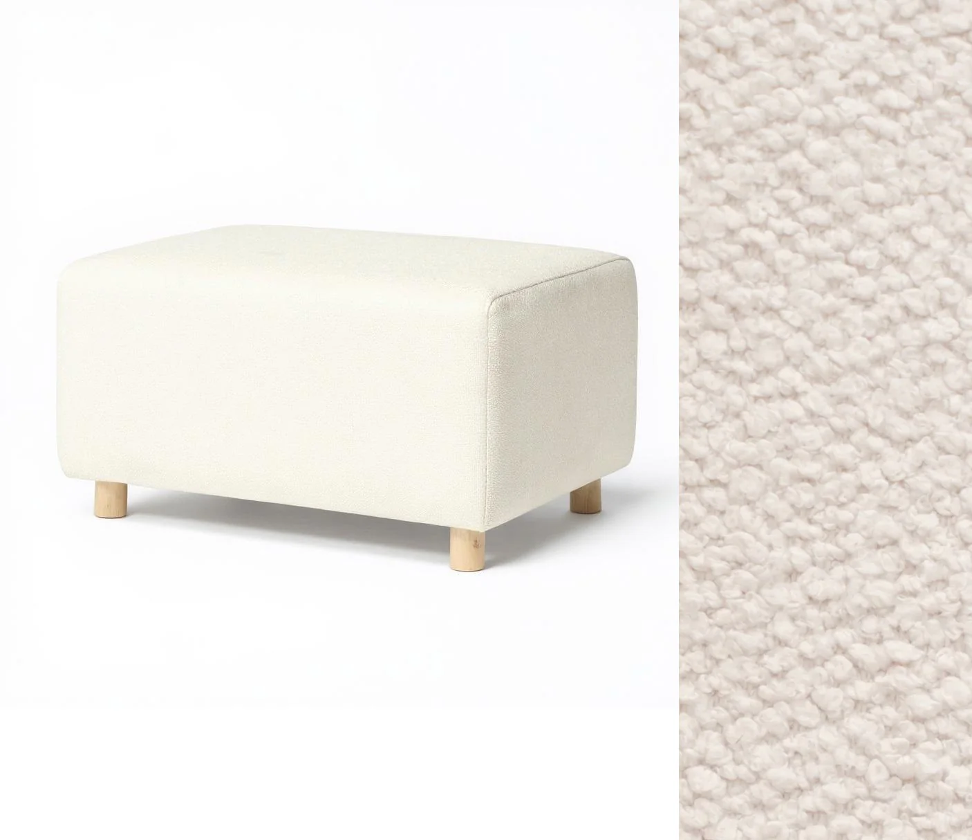 Oilo Ottoman Wide Rectangle Wood Base - Image 15
