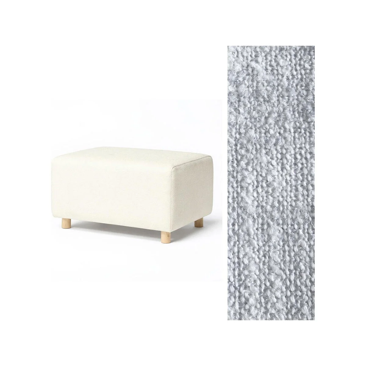 Oilo Ottoman Wide Rectangle Wood Base - Image 46