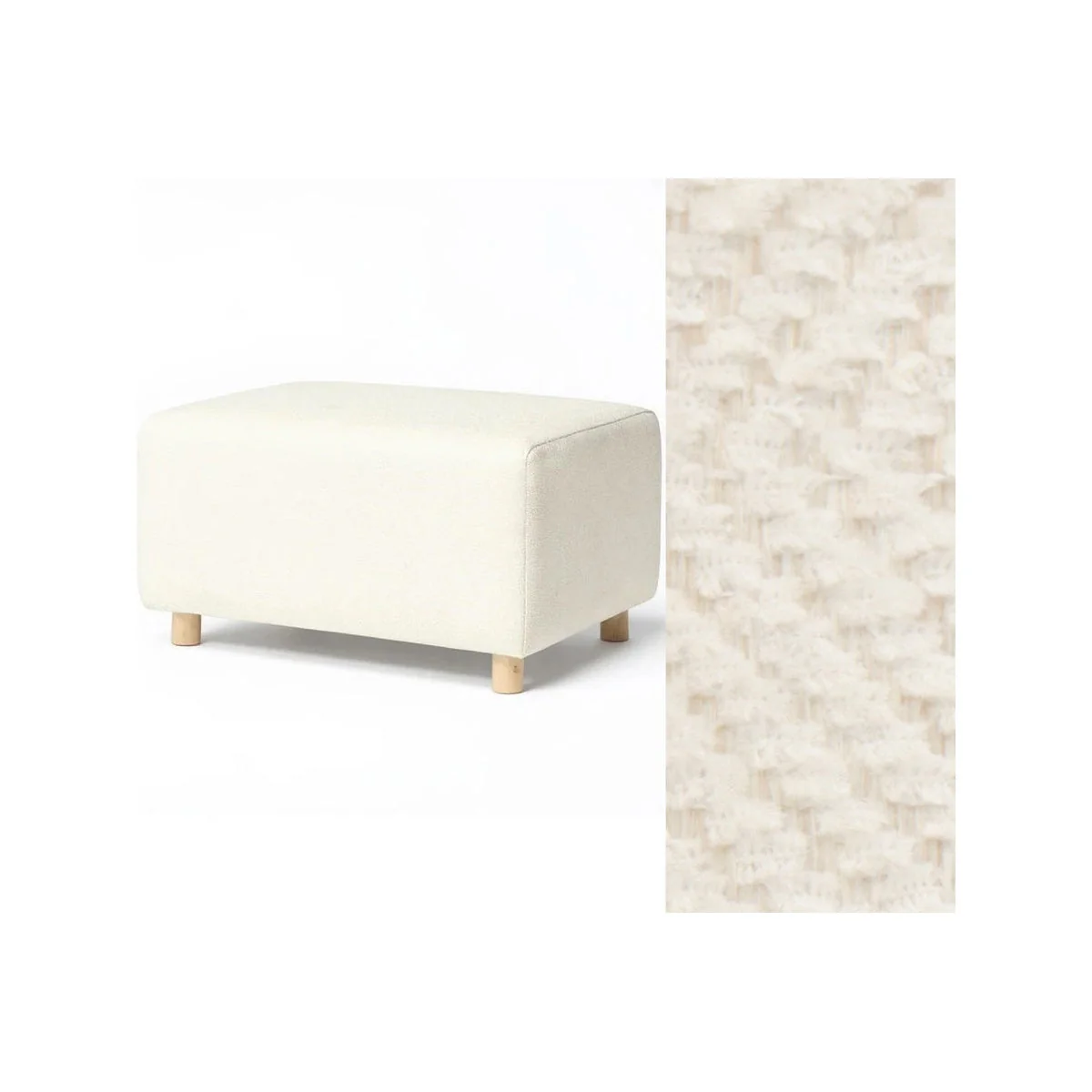 Oilo Ottoman Wide Rectangle Wood Base - Image 48