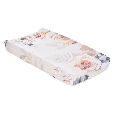 Oilo Vintage bloom Jersey Changing Pad Cover - Image 2