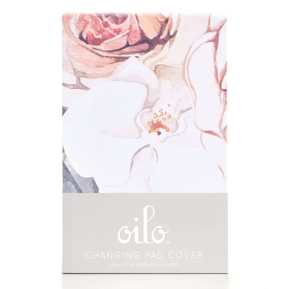 Oilo Vintage bloom Jersey Changing Pad Cover - Image 3