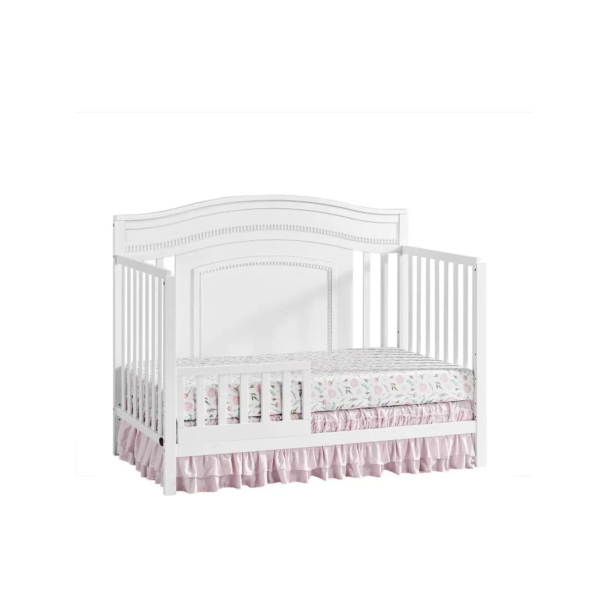 Oxford Baby Briella 4 in 1 Convertible Crib - White - Image 6