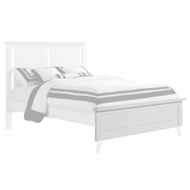 Oxford Baby Holland Low Profile Footboard in White - Image 2