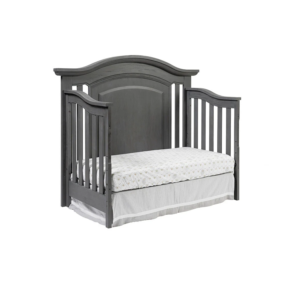 Oxford Baby London Lane 2 Piece Nursery Set - Crib & Chifferobe in Arctic Gray - Image 7