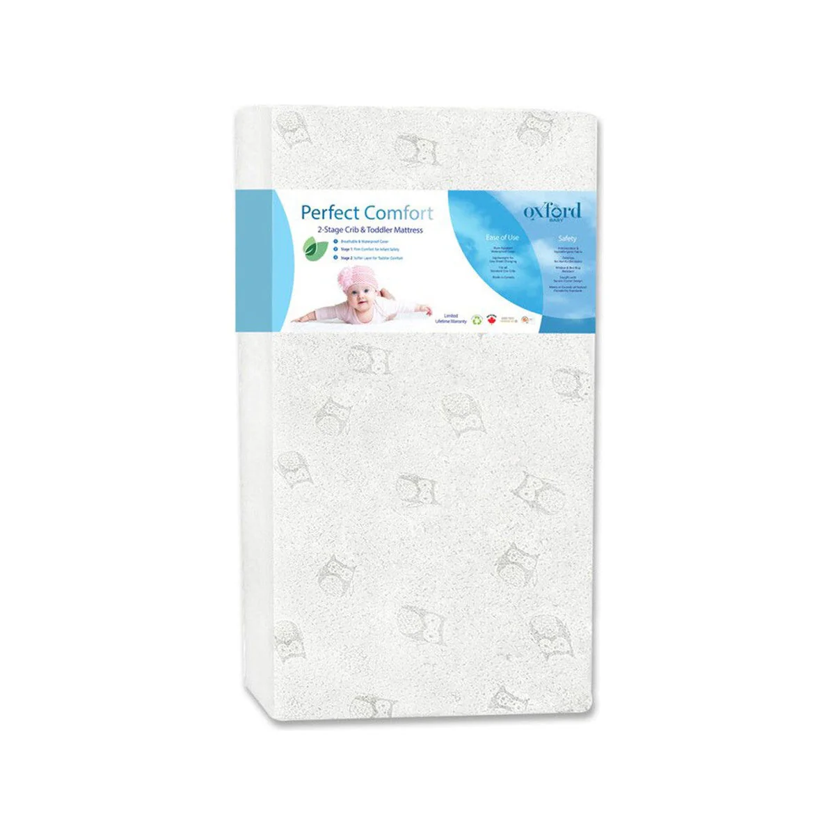Oxford Baby Perfect Comfort 2 Stage Crib & Toddler Mattresss - Image 3