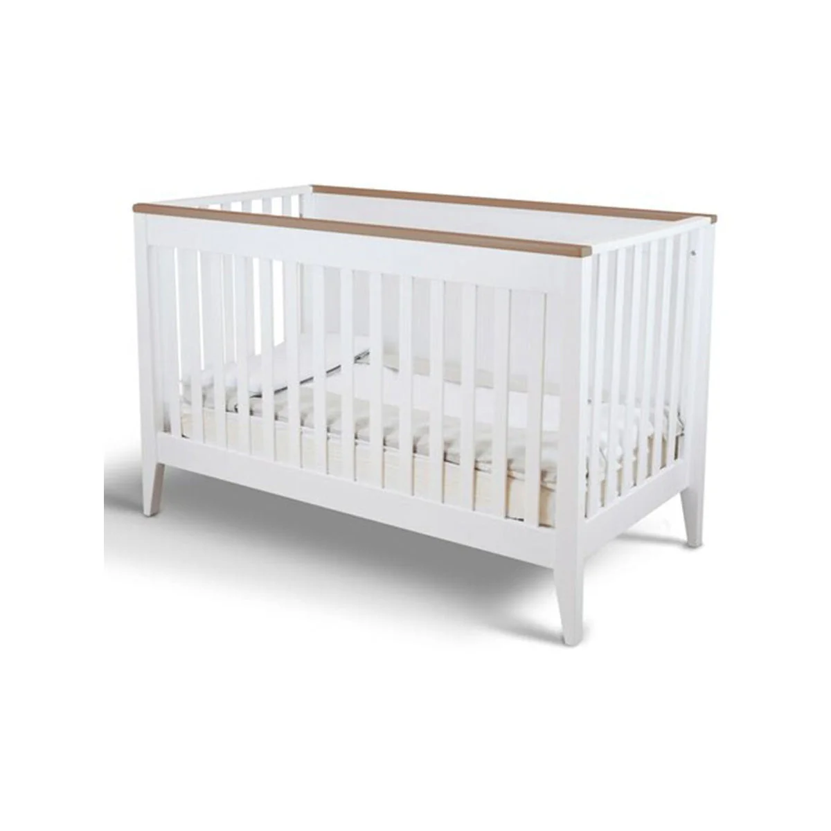 Pali Botticelli Convertible Crib in White/Walnut - Image 4
