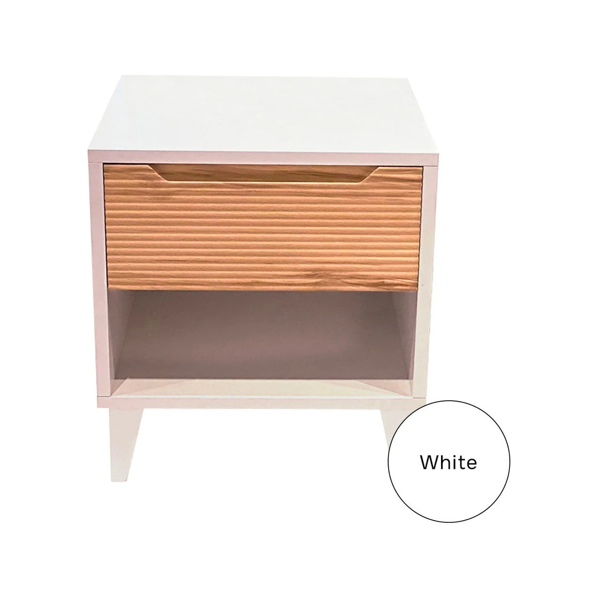 Pali Caravaggio Nightstand Deluxe White - Image 3