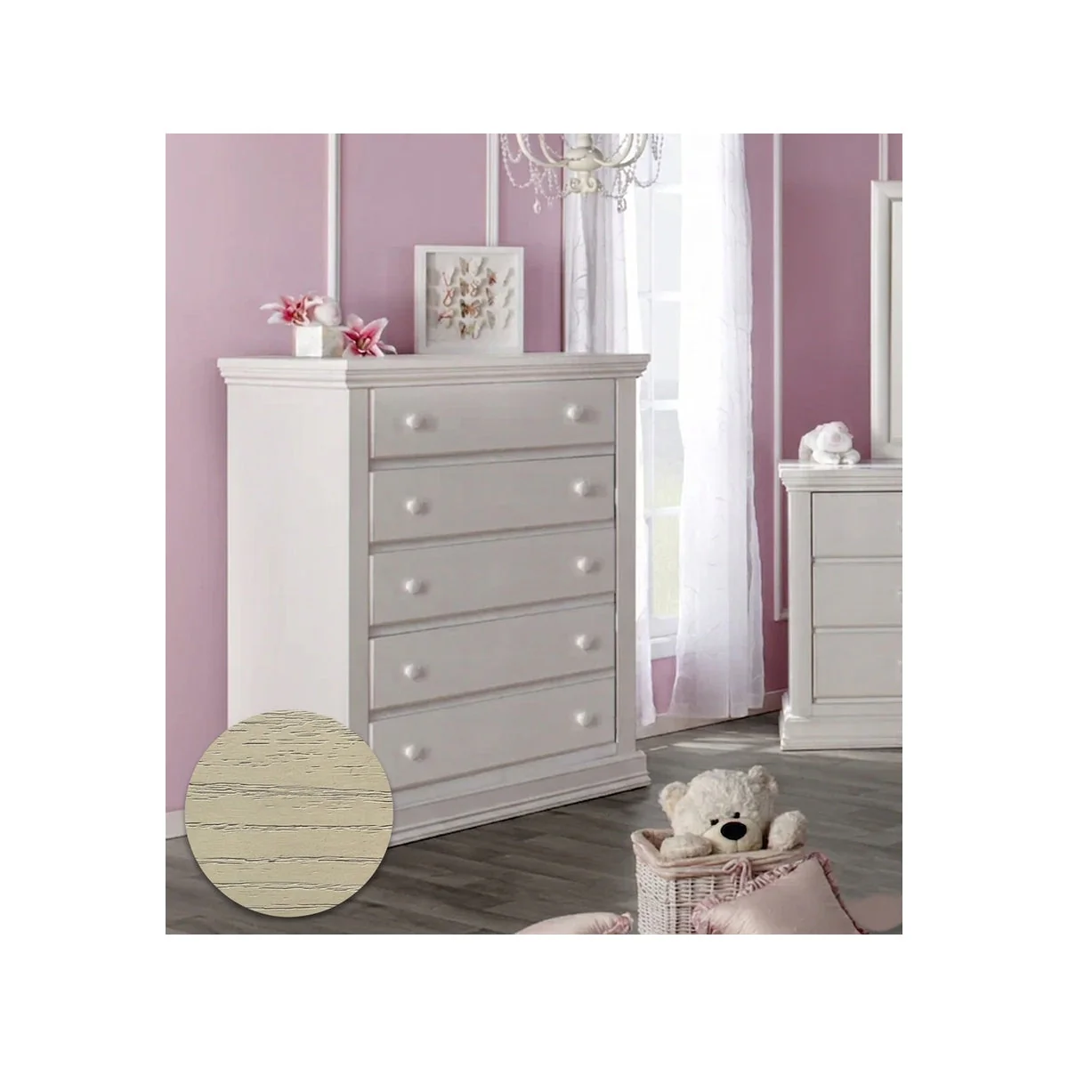 Pali Modena 5 Drawer Dresser - Image 9
