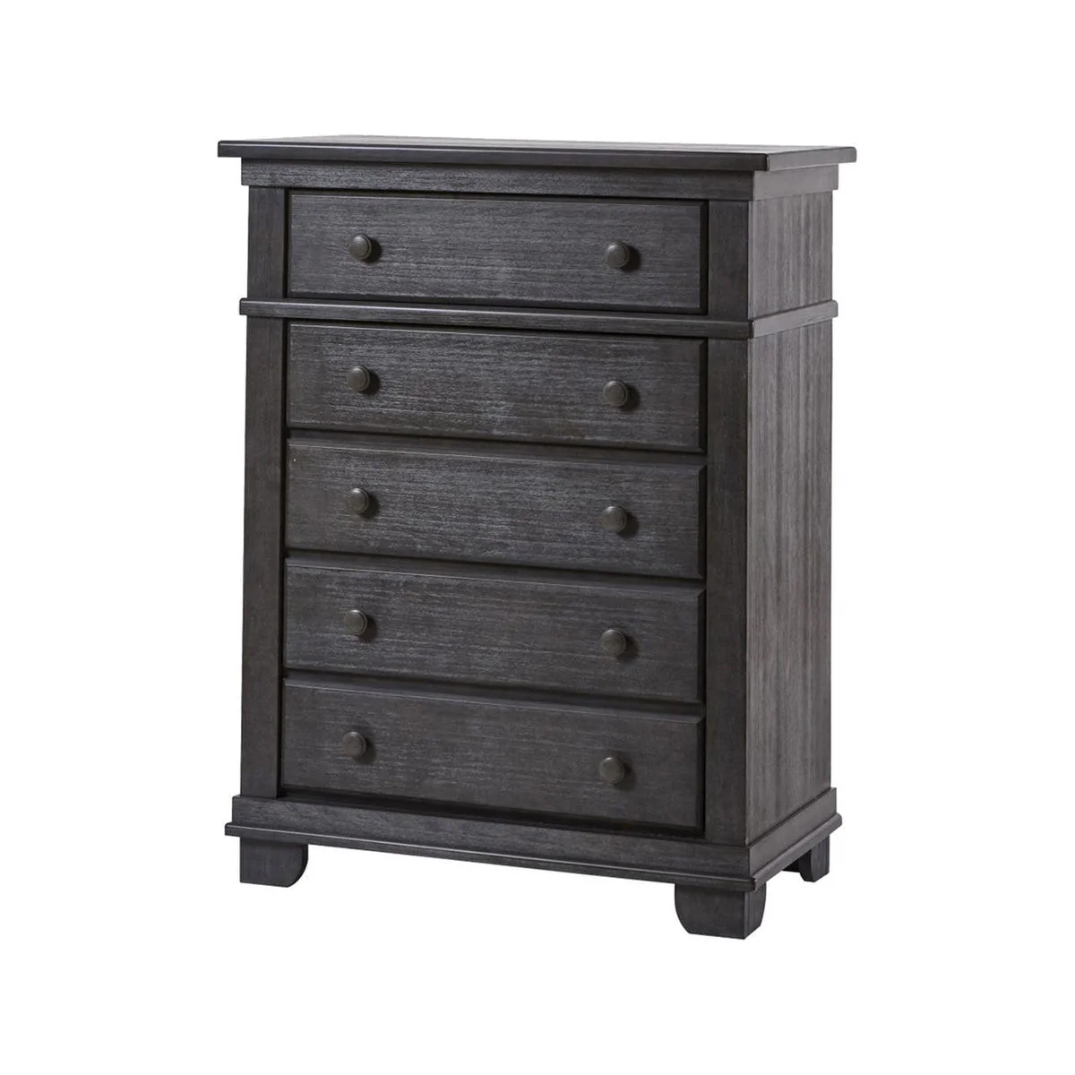 Pali 5 Drawer Dresser in Distressed Granite - Image 4