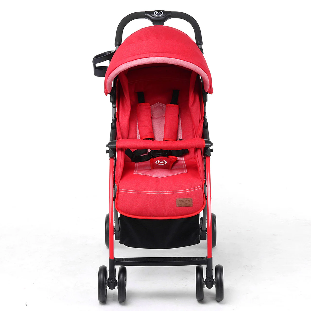 Pali Tre.9 Stroller Denim Attitude in Miami Red - Image 3