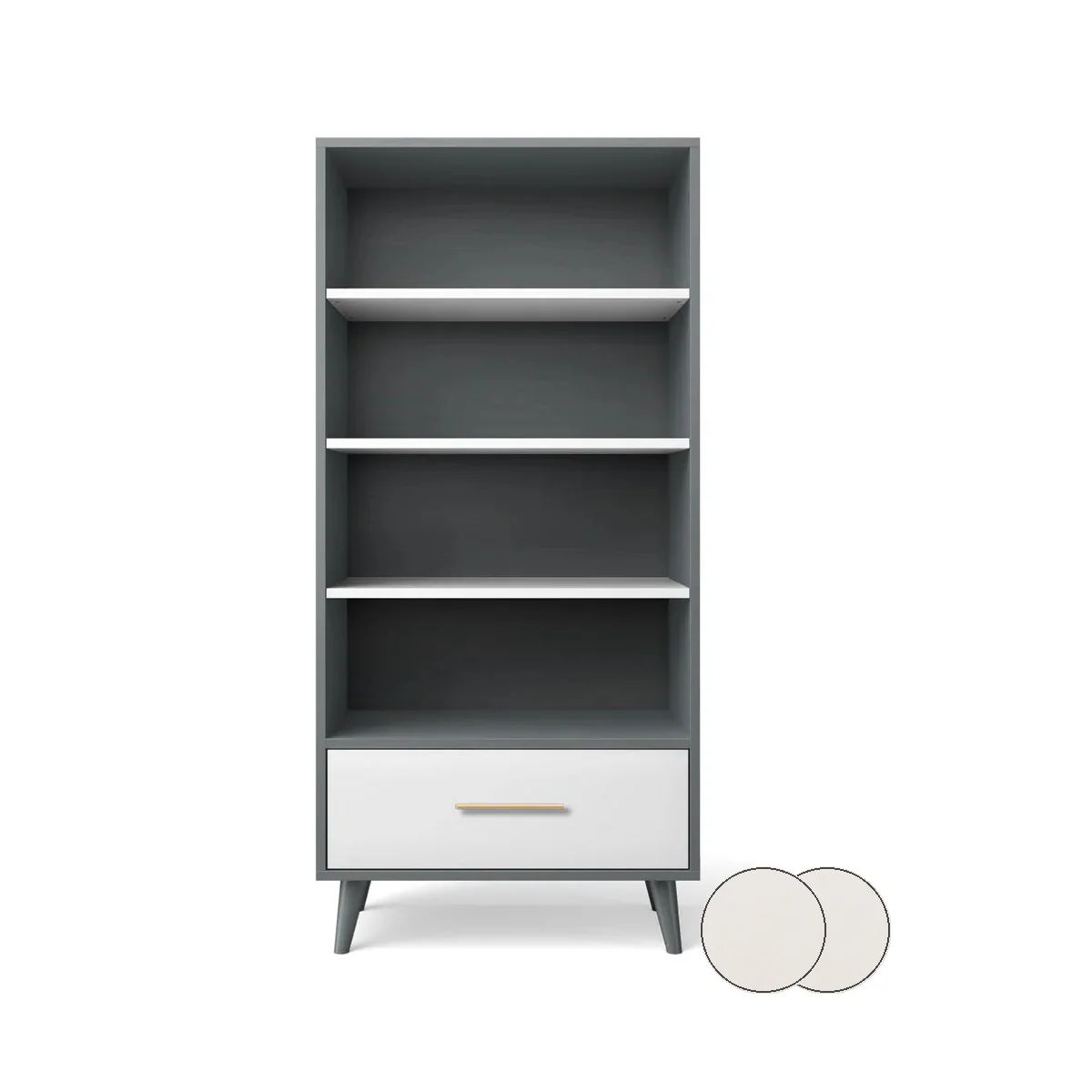 Romina New York Bookcase - Image 139