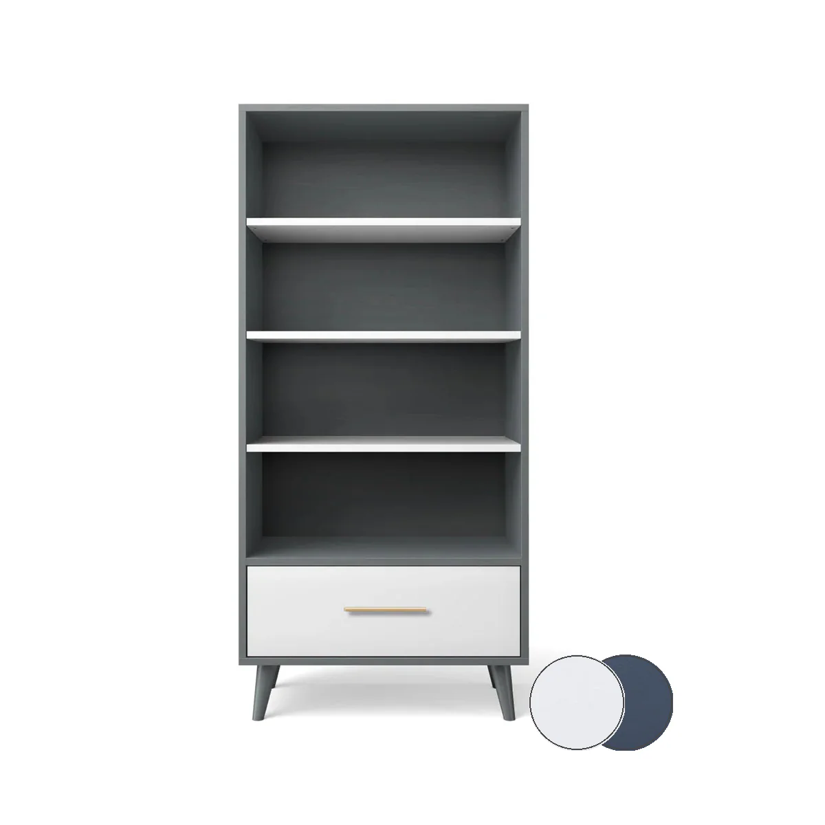 Romina New York Bookcase - Image 172