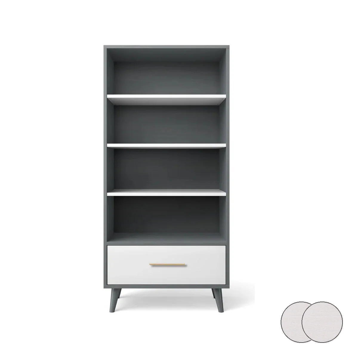 Romina New York Bookcase - Image 184