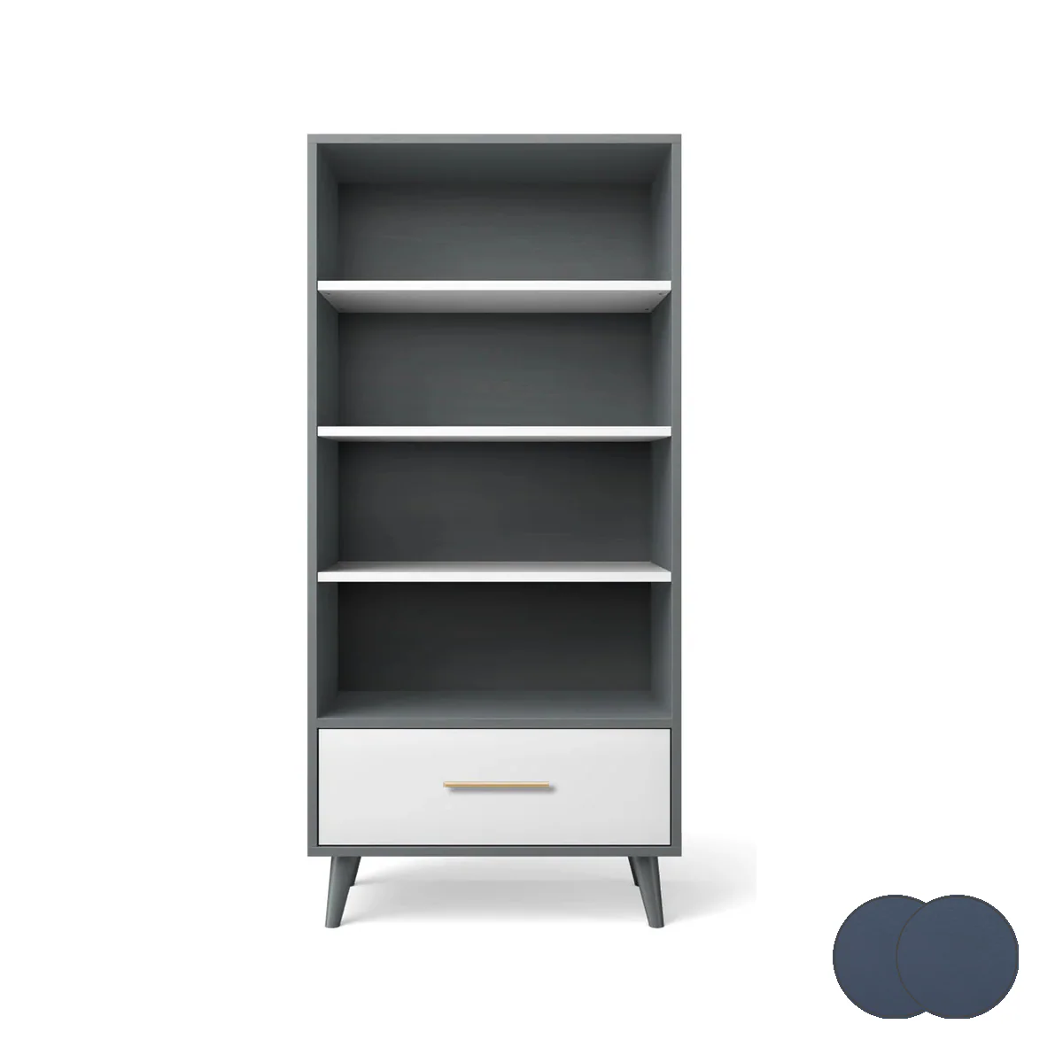 Romina New York Bookcase - Image 193