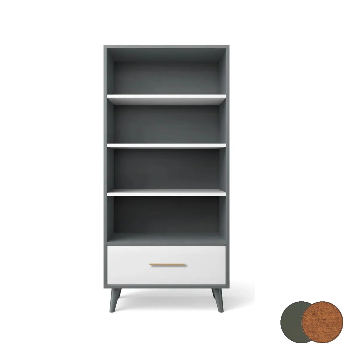 Romina New York Bookcase - Image 213