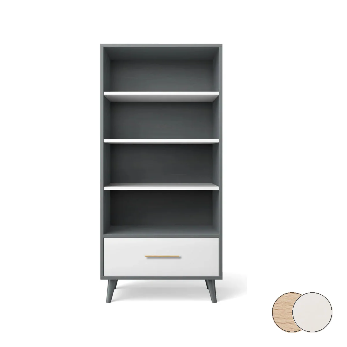 Romina New York Bookcase - Image 218