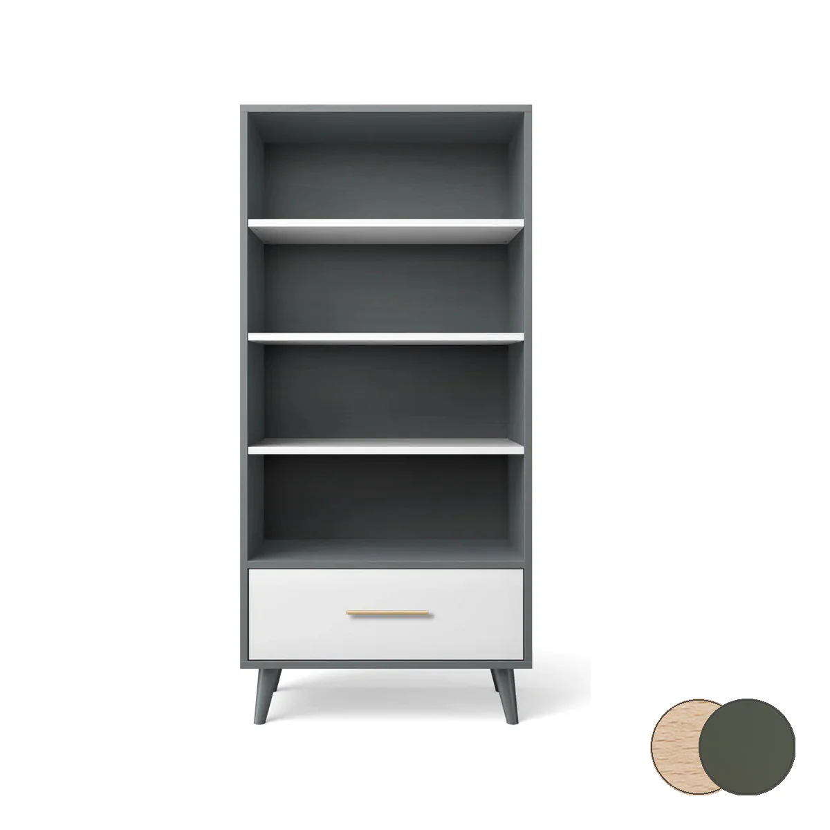 Romina New York Bookcase - Image 226