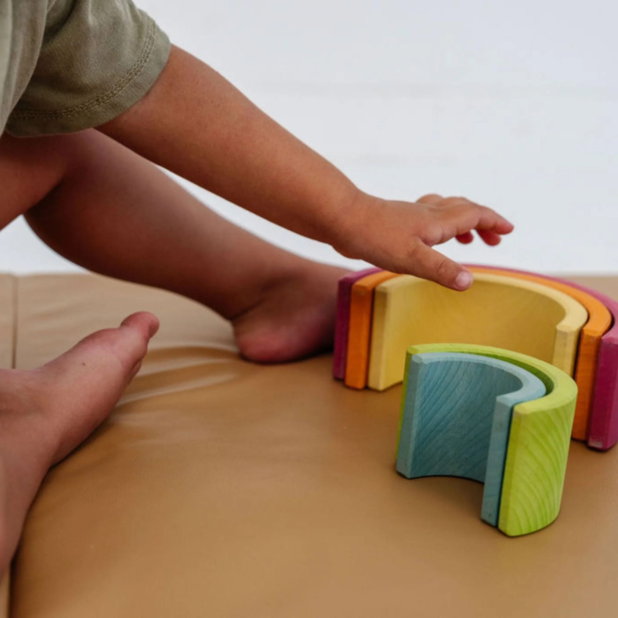 Toki Kids Sand Vegan Leather Mat - Image 14