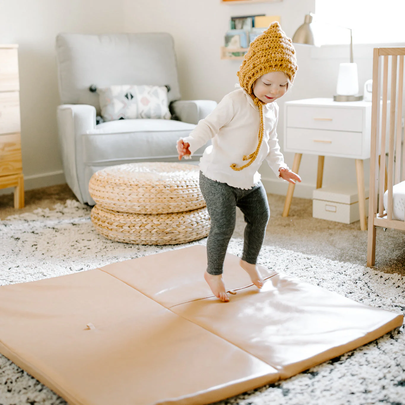 Toki Kids Sand Vegan Leather Mat - Image 3