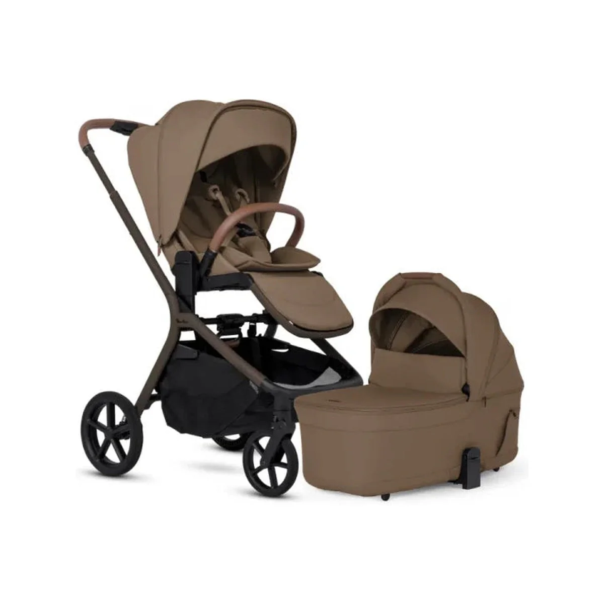 Silver Cross Breez Compact Stroller + Folding Bassinet Bundle - Image 6