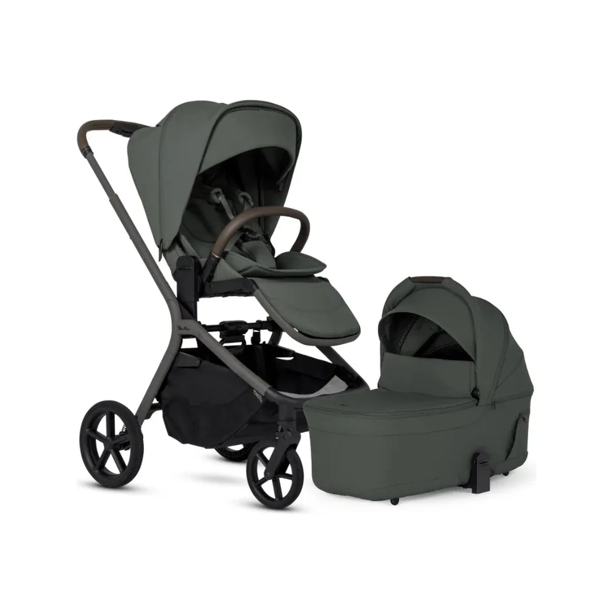 Silver Cross Breez Compact Stroller + Folding Bassinet Bundle - Image 8