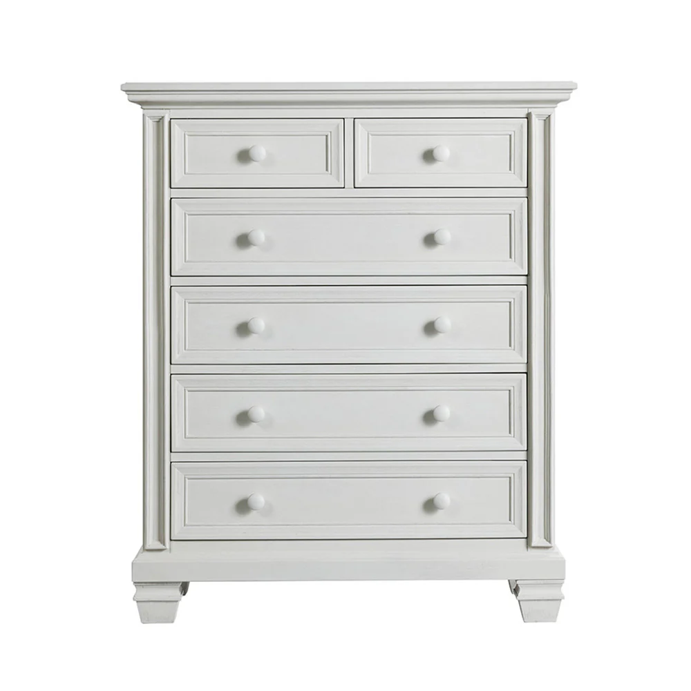 Soho Baby Richmond 6 Drawer Chest Oyster White - Image 3