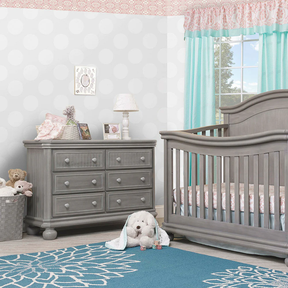 Sorelle Finley Lux RTA 6 Drawer Double Dresser - Image 4