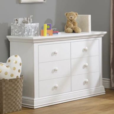 Sorelle Modesto Double Dresser RTA in White - Image 2