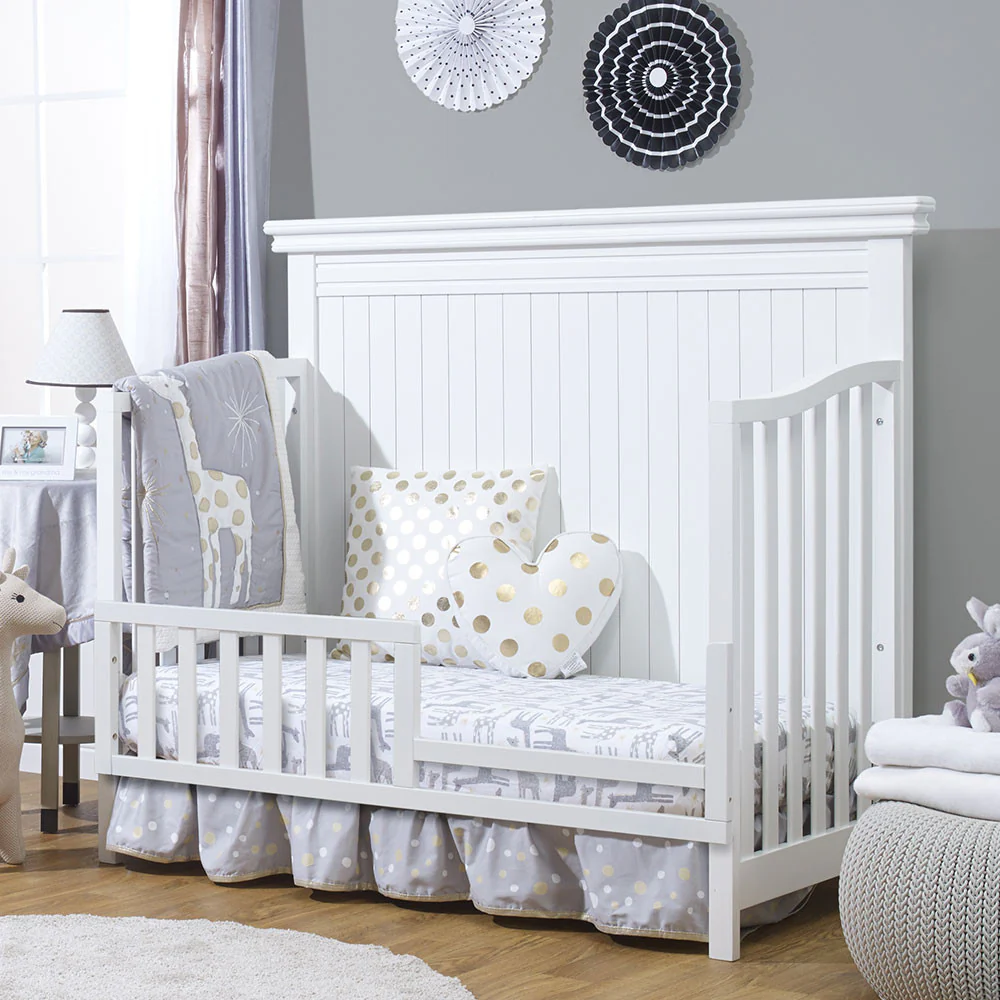 Sorelle Primo Convertible Crib in White - Image 3