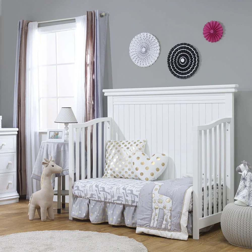 Sorelle Primo Convertible Crib in White - Image 4