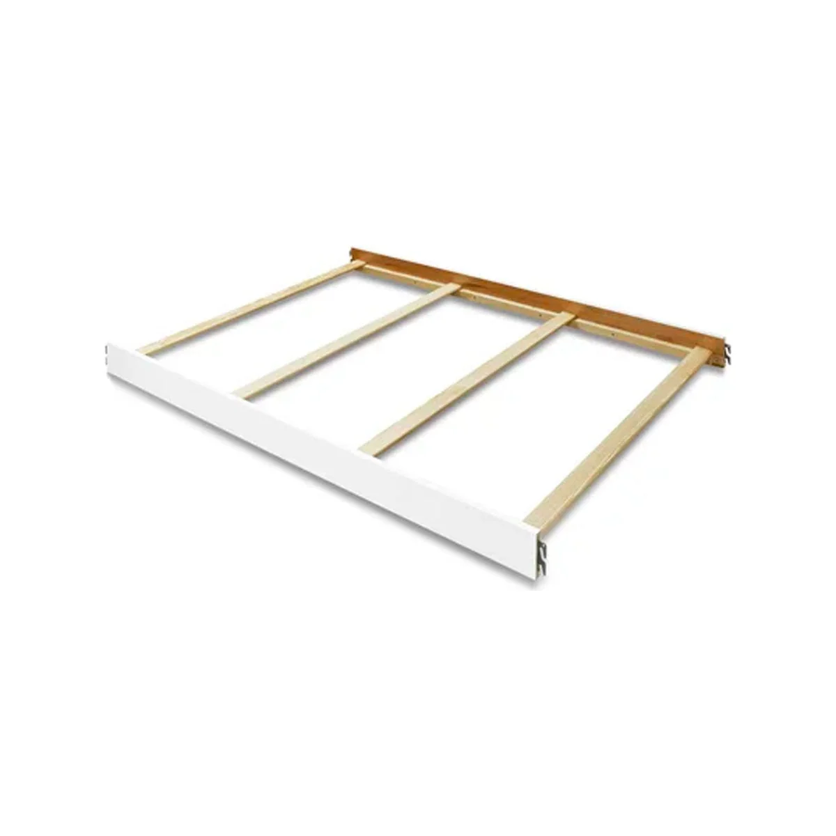 Sorelle Princeton Elite Panel Crib & Changer Full Size Rails in White - Image 3