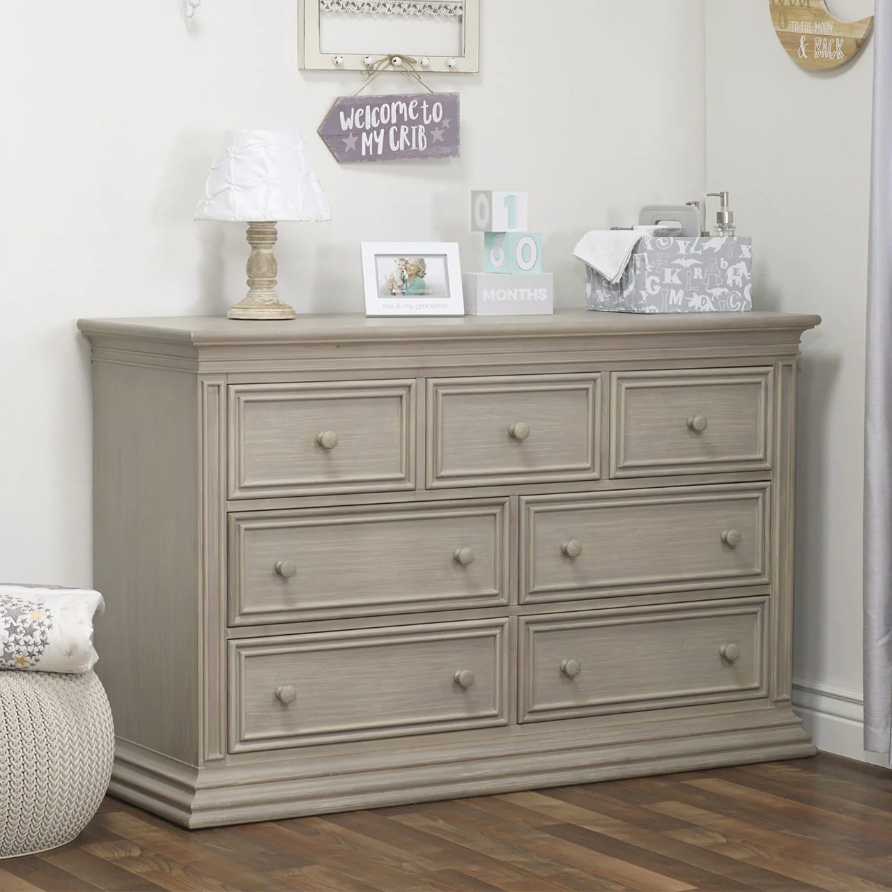 Sorelle Verona Double Dresser in Heritage Fog - Image 3