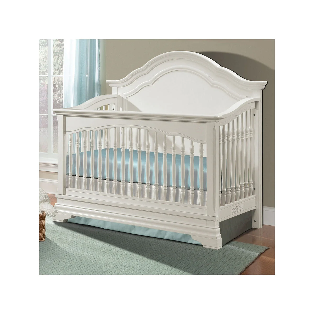 Stella Baby and Child Athena Collection Convertible Crib in Belgium Cream - Image 7