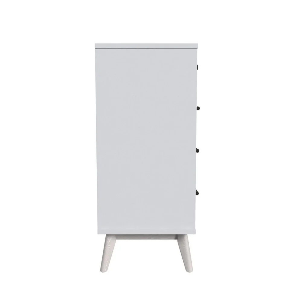 Stella Baby and Child Rowan 4 Drawer Chest in Ash Linen - Image 3