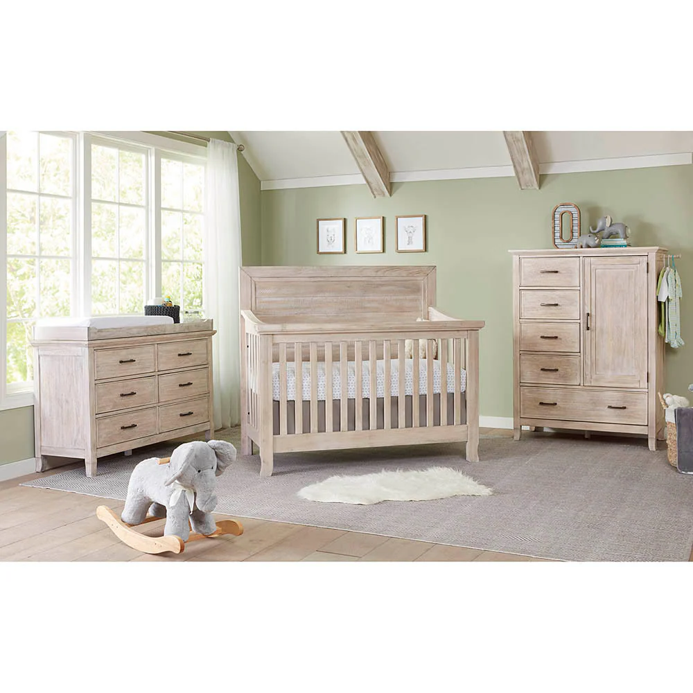 Stella Baby Remi Convertible Crib-Flat in Sugarcoat - Image 4