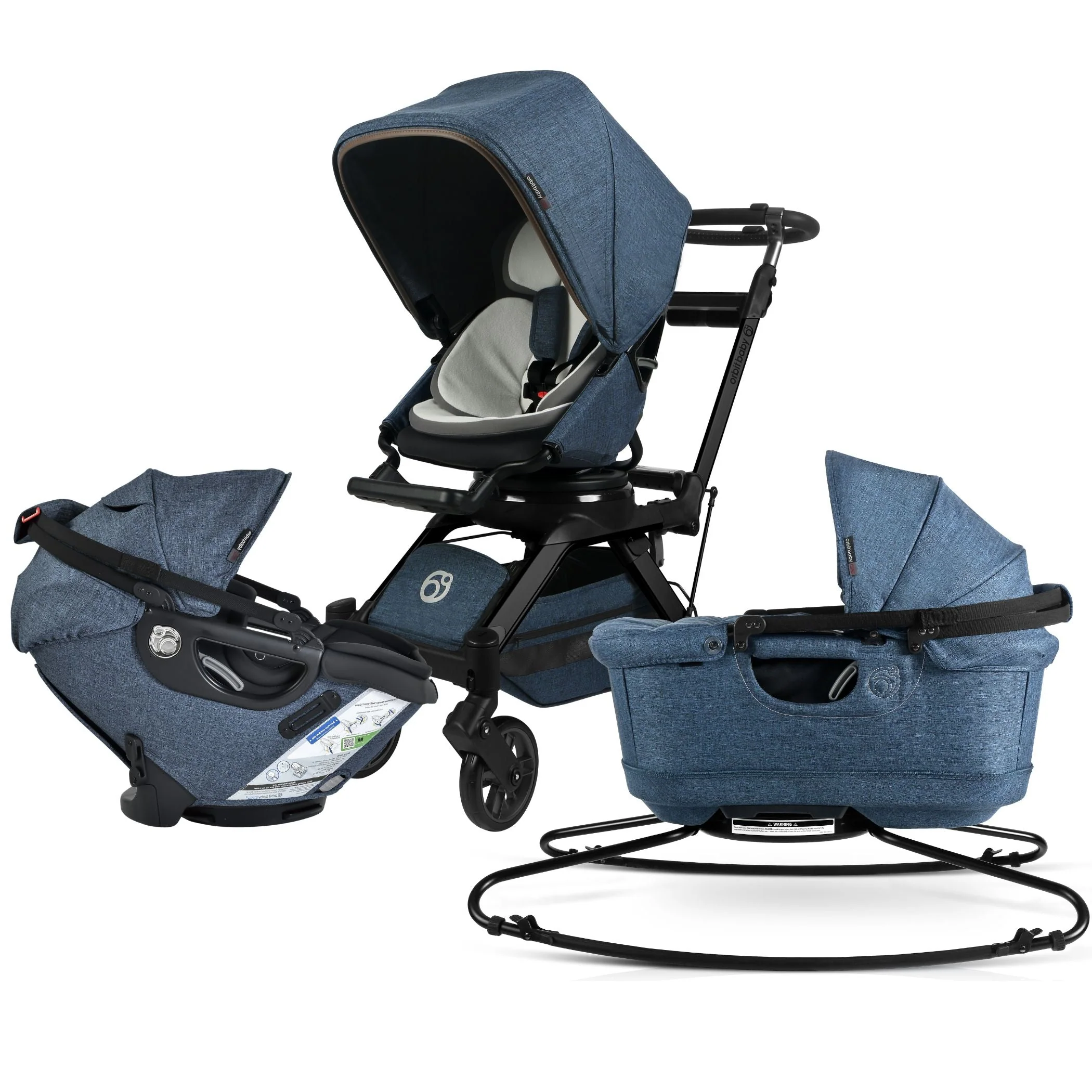 Orbit Baby Stroll, Lounge & Ride Travel System - Image 11