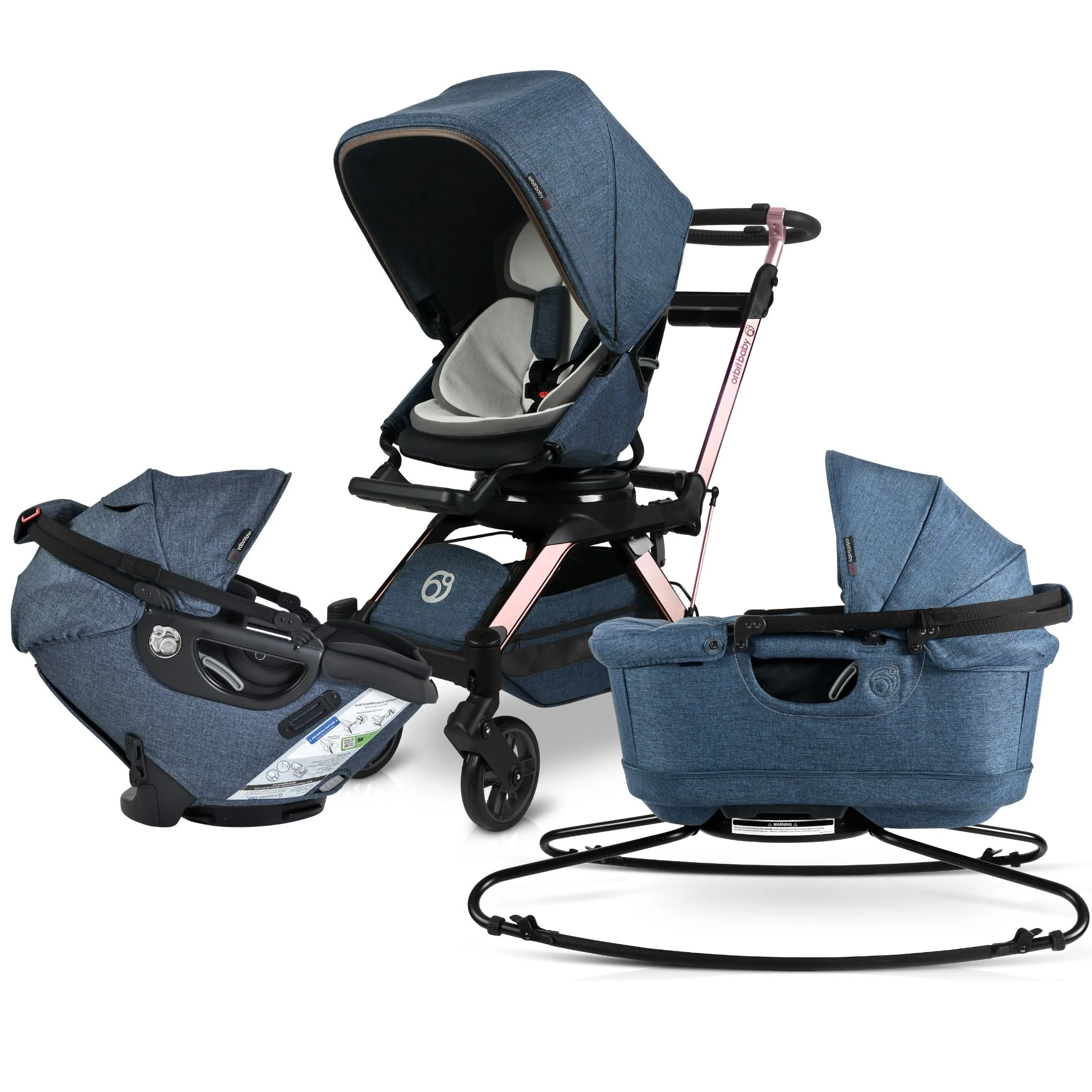 Orbit Baby Stroll, Lounge & Ride Travel System - Image 14