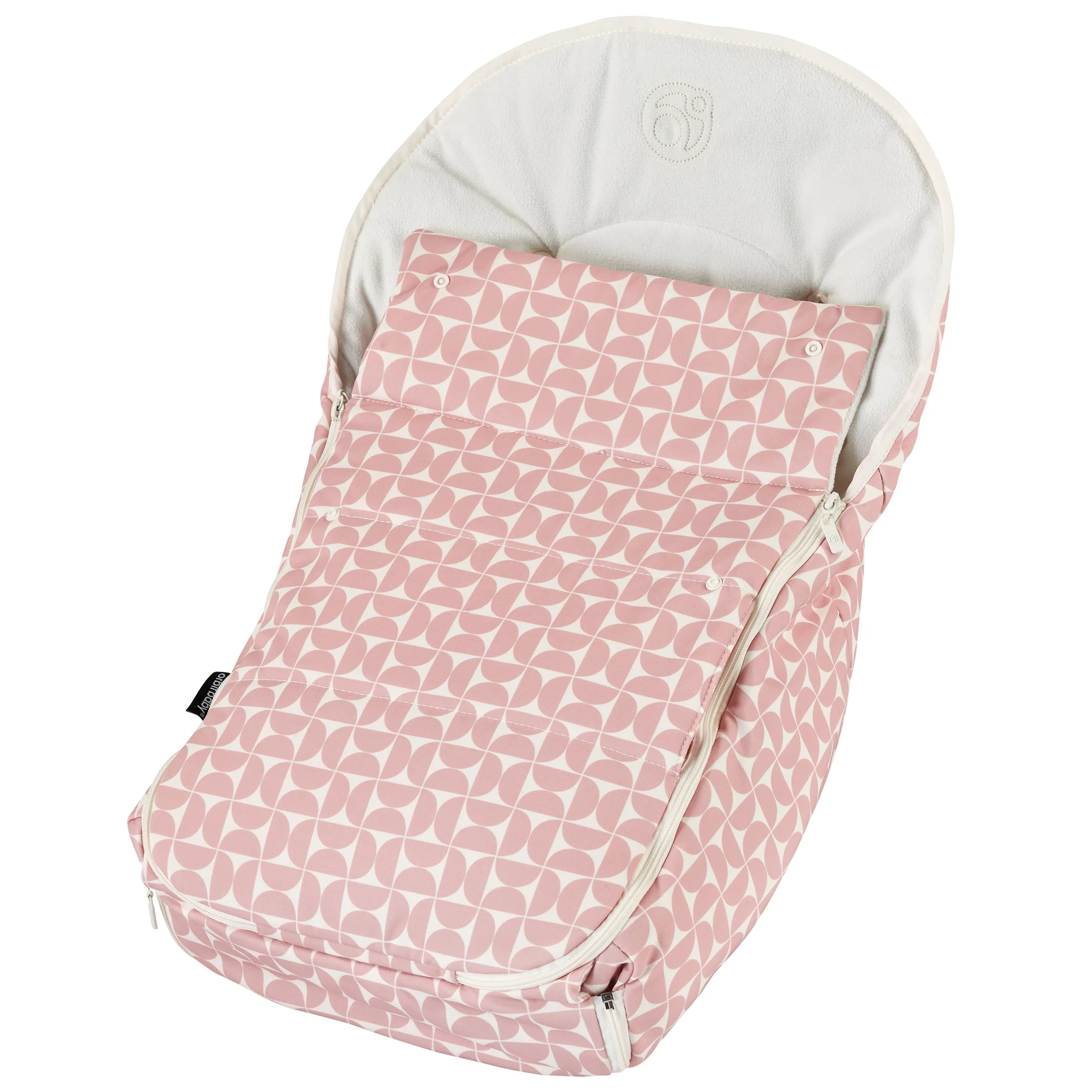 Orbit Baby Stroller Footmuff in Mosaic Blush - Image 2
