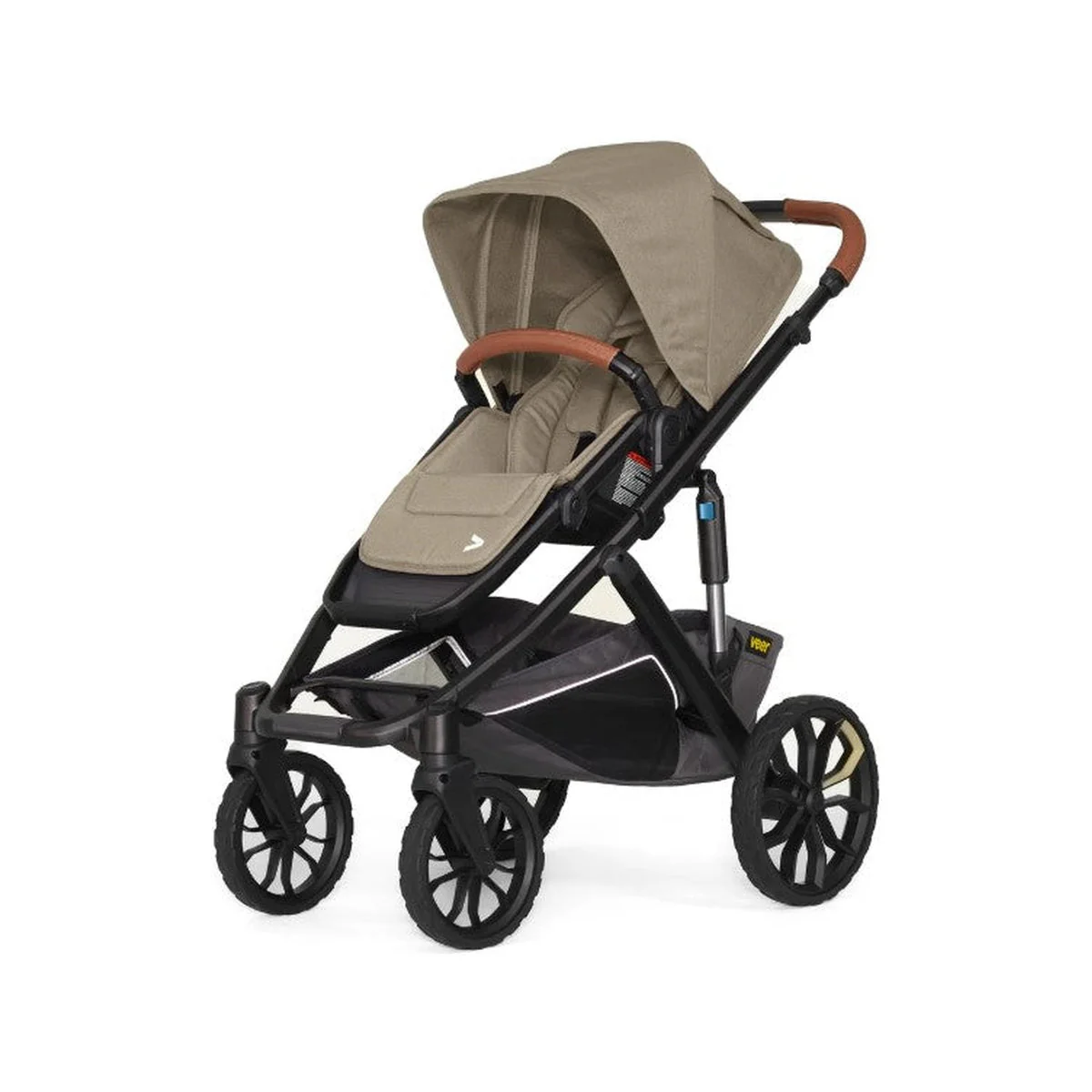 Veer Switch&Roll Leather Kit Stroller (Switchback Seat & Roll Frame, Leather Grips for Handle and Armbar) - Image 10