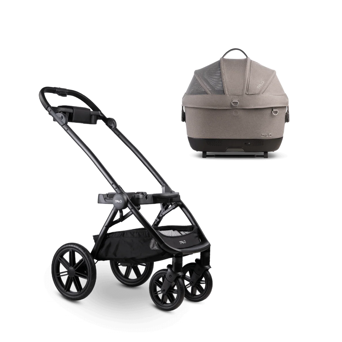 Tavo Maeve™ iso5X Wind + Roscoe Trek Stroller Black - Image 2