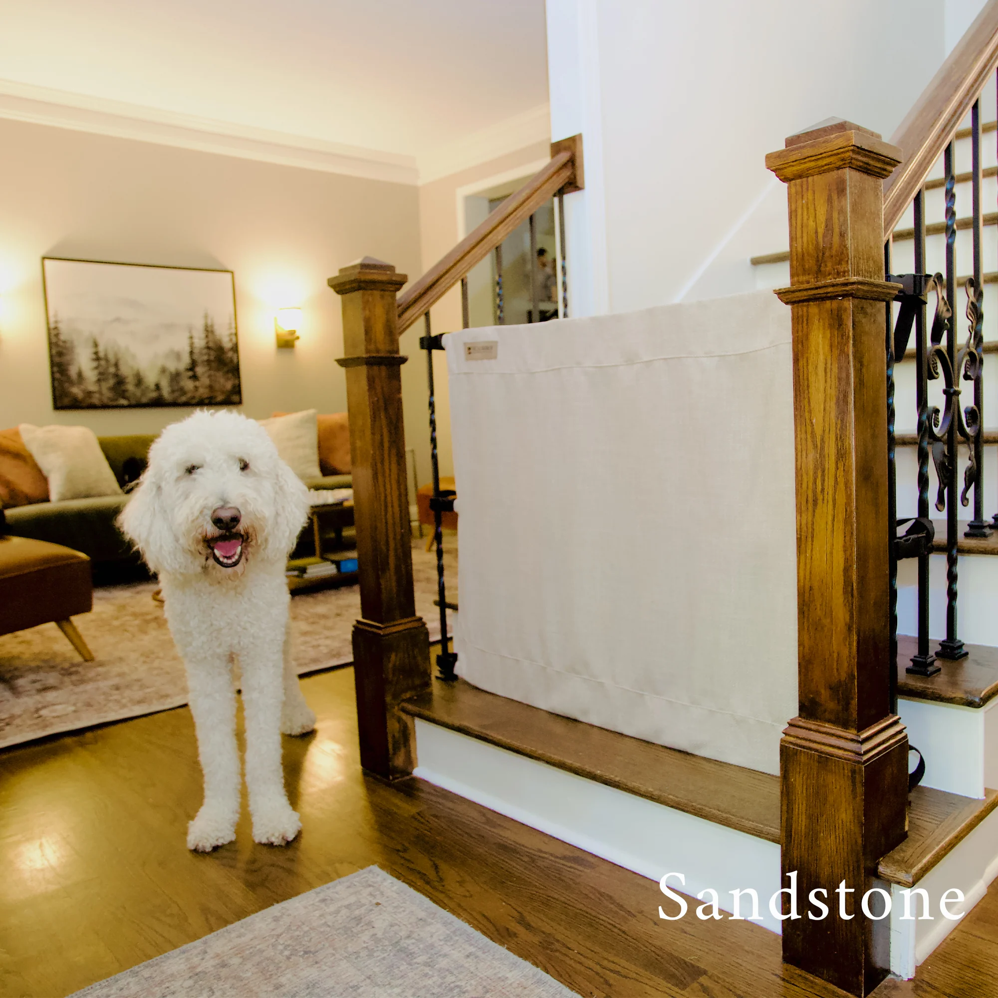 The Stair Barrier Banister-to-Banister (BB) Fabric Safety Gate - Image 10