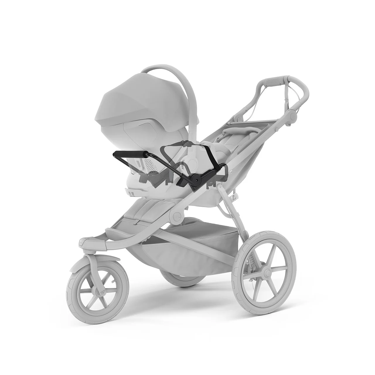 Thule Urban Glide 3 Car Seat Adapter Single Stroller For Universal/ Chicco Black - Image 3