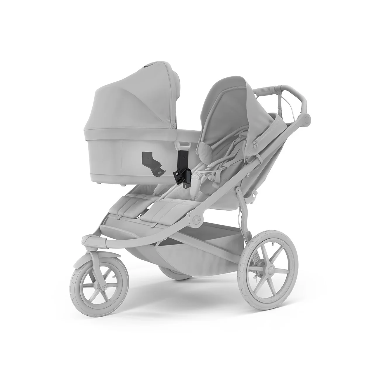 Thule Urban Glide 3 Double Stroller Bassinet Adapters Black - Image 3