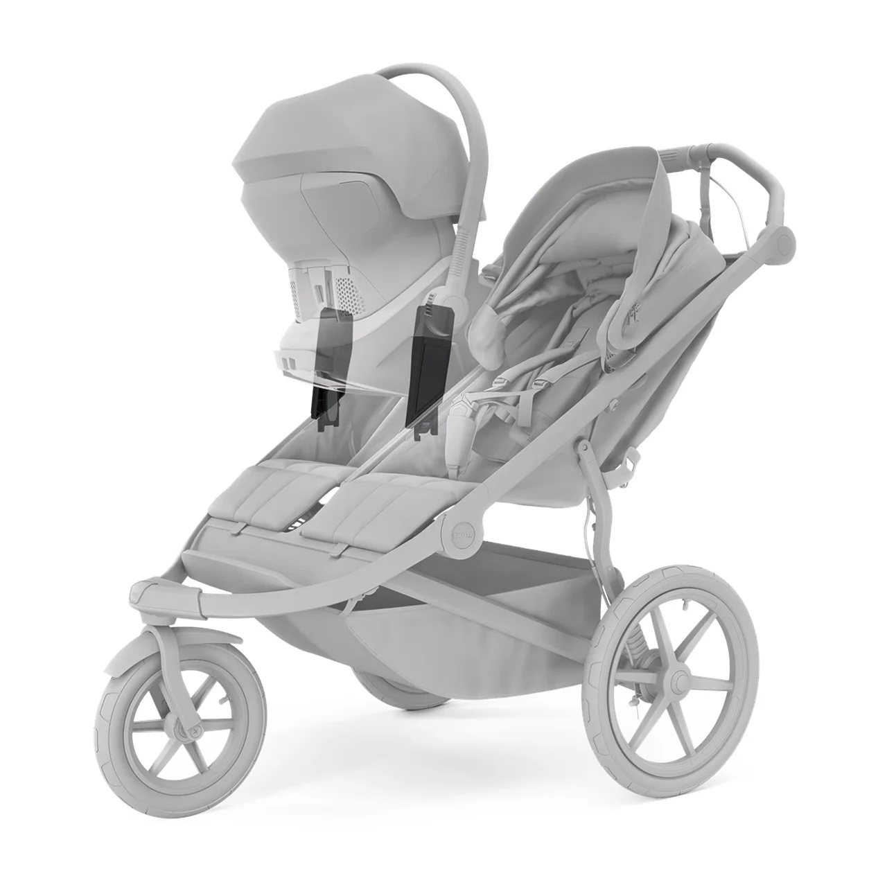 Thule Urban Glide 3 Double Stroller - Black - Image 6