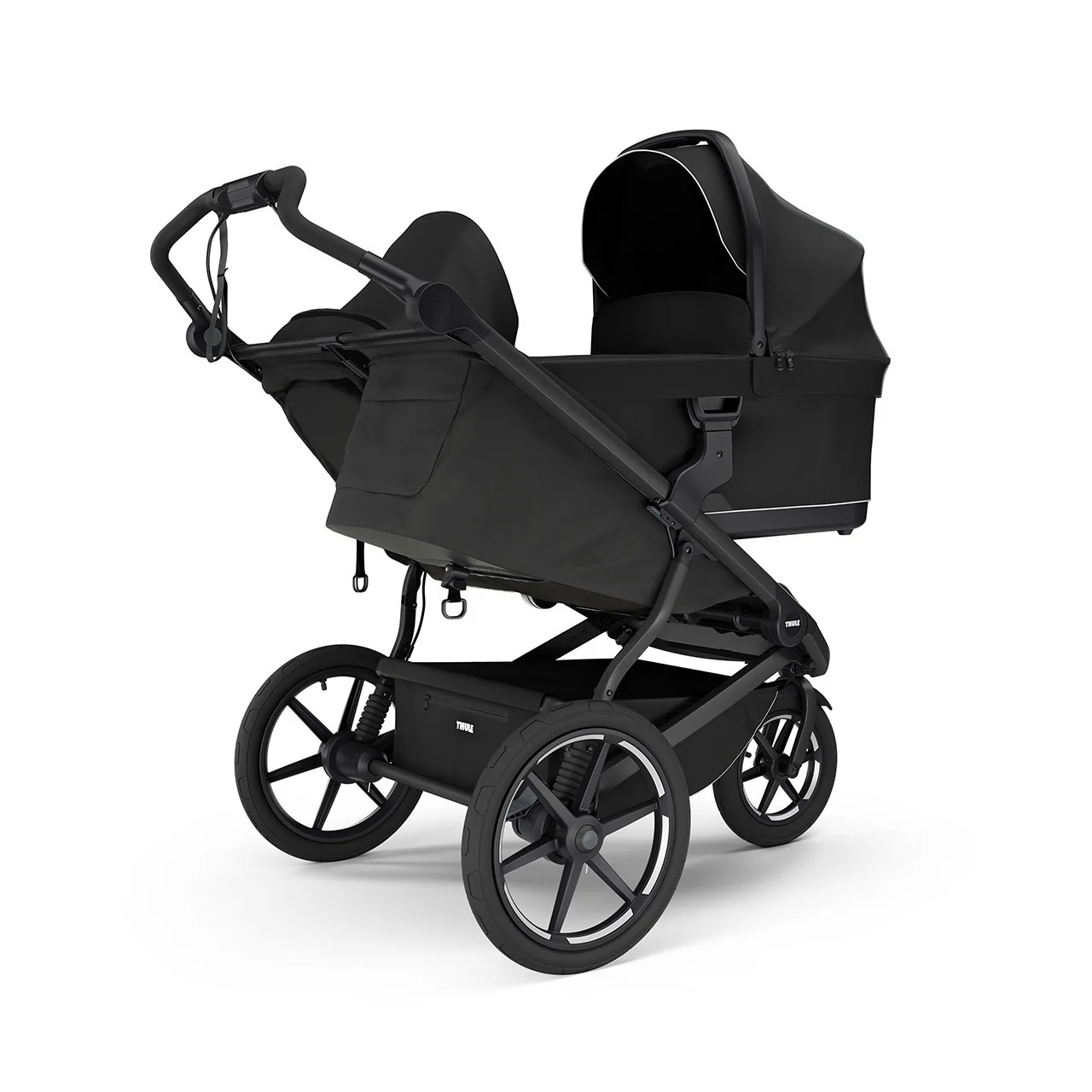 Thule Urban Glide 3 Double Stroller - Black - Image 7
