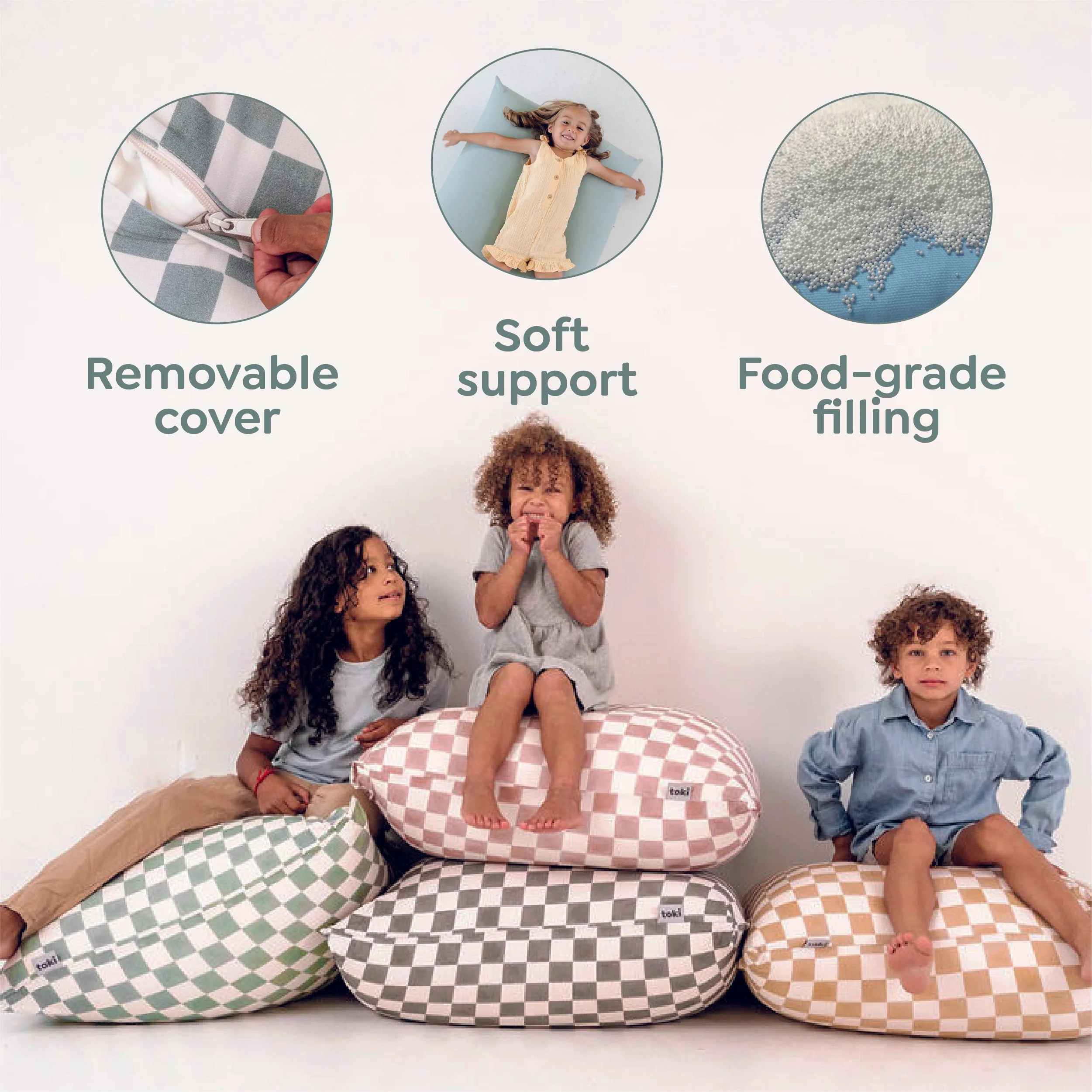 Toki Kids Blooms Bean Bag - Image 6