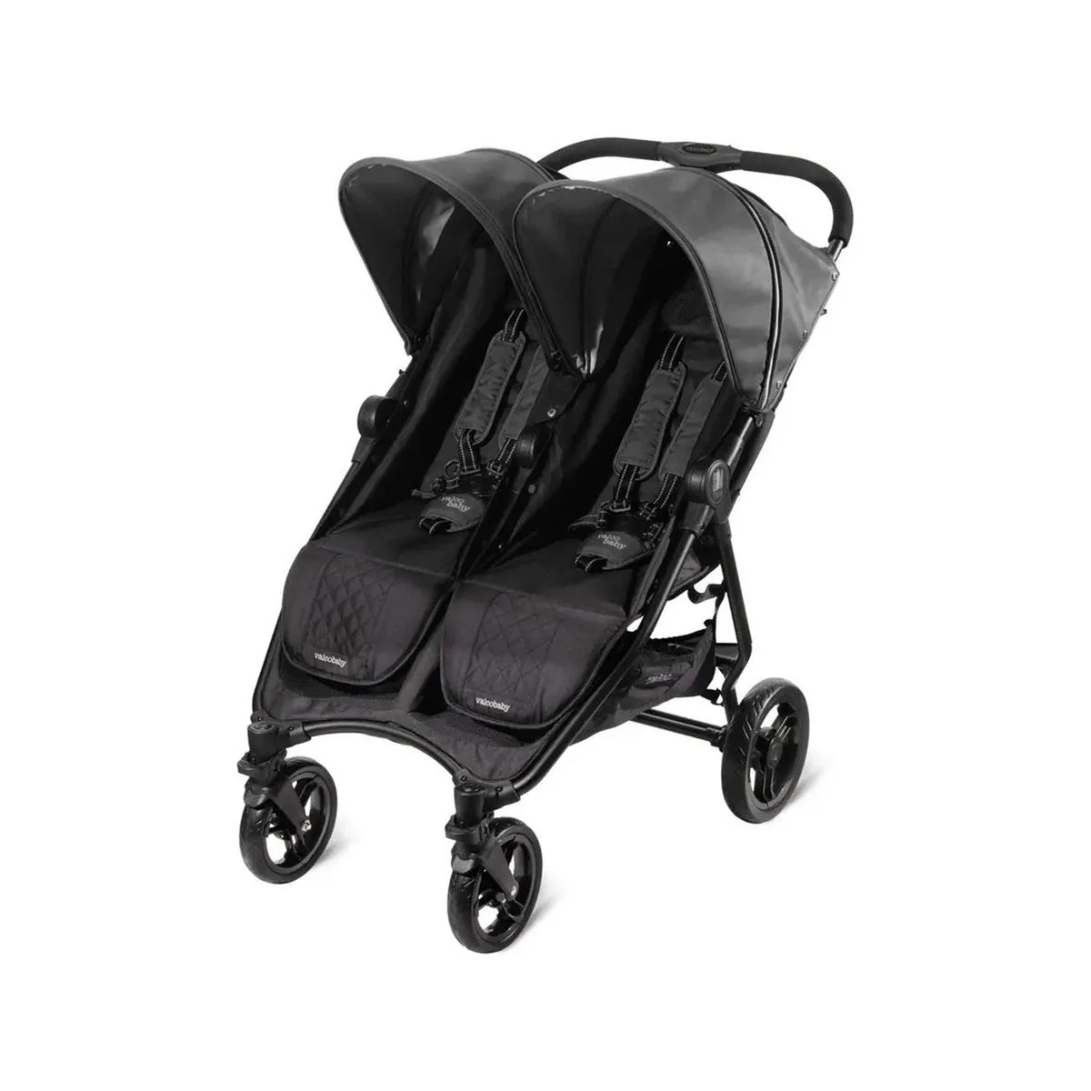 Valco Slim Twin Stroller in Licorice - Image 3